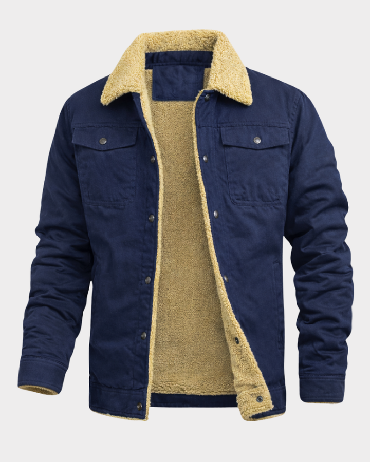 Herren Leichte Daunenjacke für den Herbst in Blau