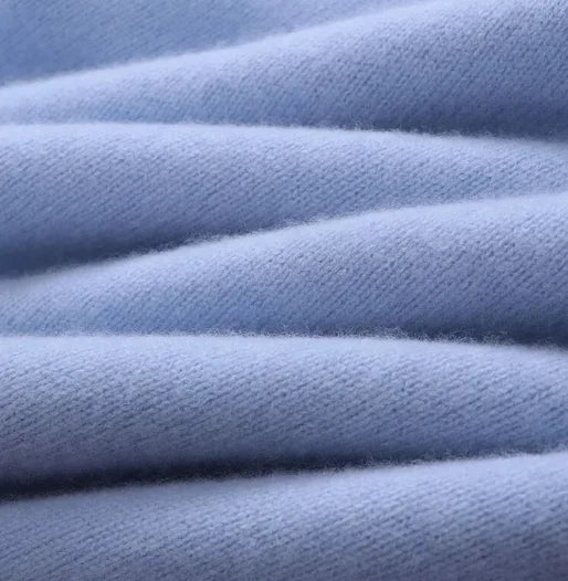 Herren Mohair Pullover mit geometrischem Muster in Blau 4