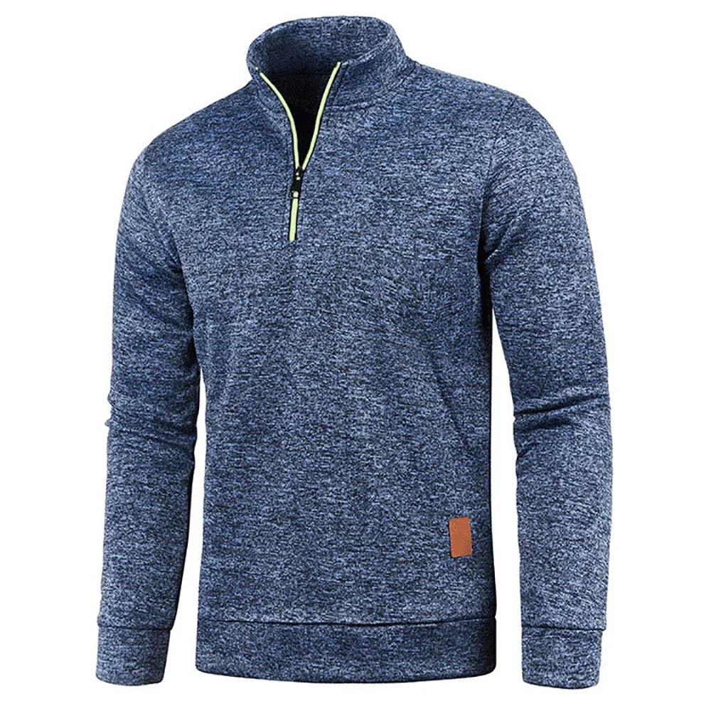 Herren Pullover klassisch im Herbst in Marineblau
