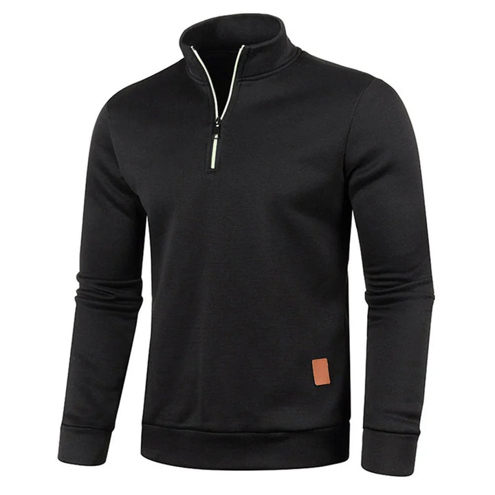 Herren Pullover klassisch im Herbst in Schwarz