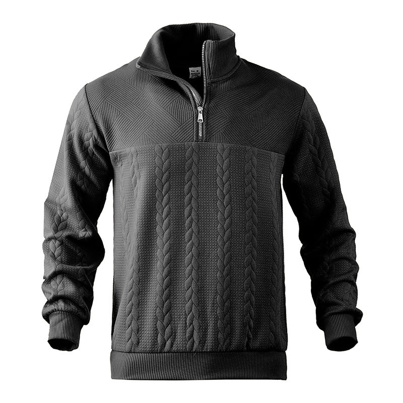 Herren Pullover mit Zopfmuster für den Herbst (11)