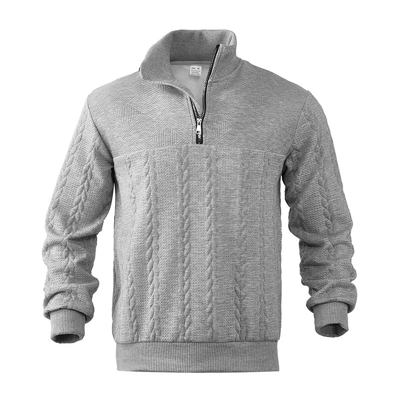 Herren Pullover mit Zopfmuster für den Herbst (2)