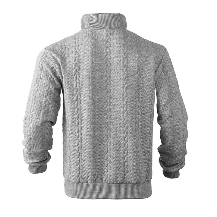 Herren Pullover mit Zopfmuster für den Herbst (3)