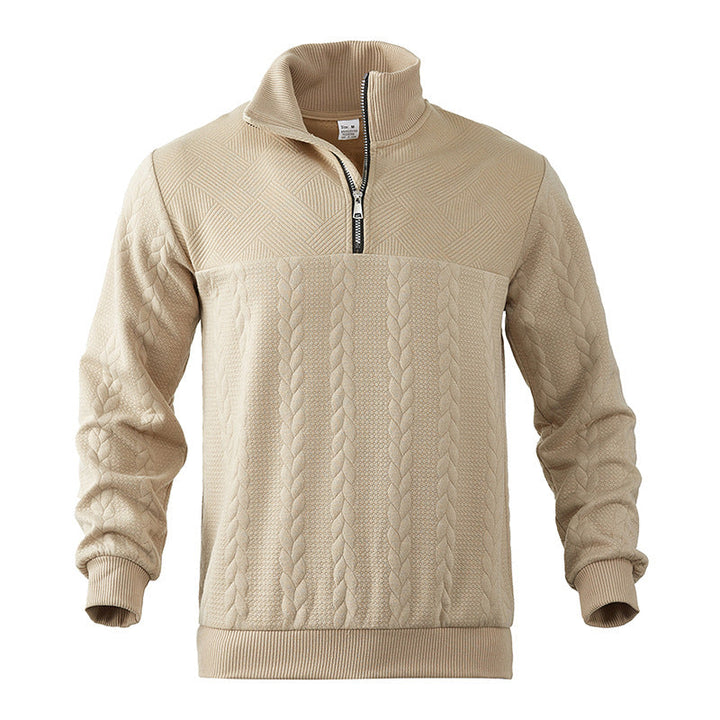 Herren Pullover mit Zopfmuster für den Herbst (4)