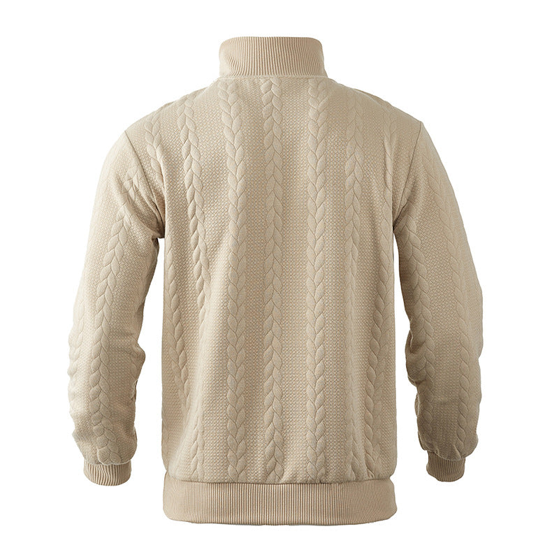 Herren Pullover mit Zopfmuster für den Herbst (6)