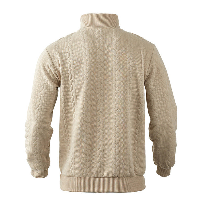 Herren Pullover mit Zopfmuster für den Herbst (6)