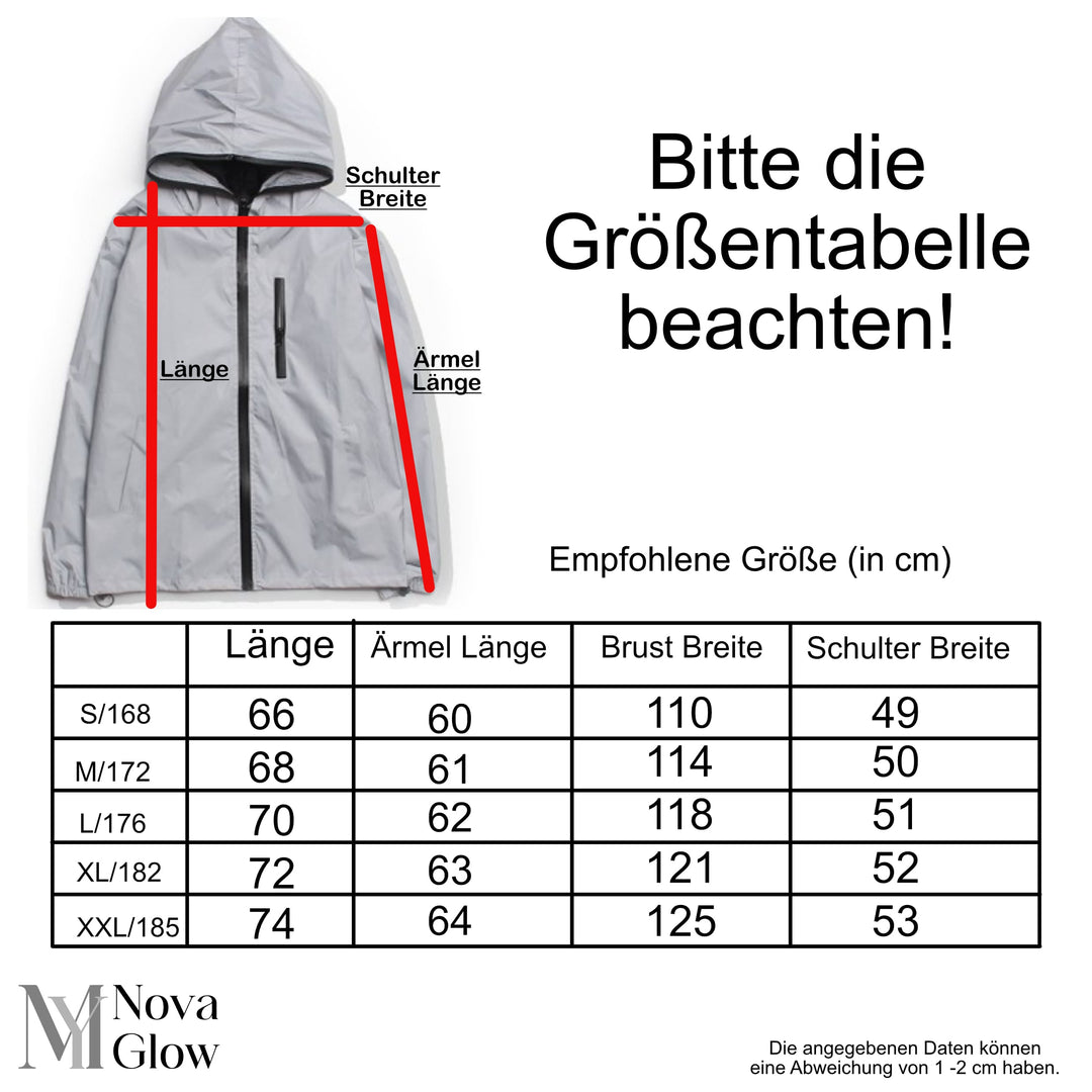 Herren Reflektive Jacke für Outdoor und Sicherheit (12)