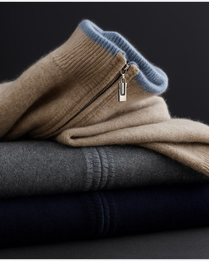 Herren Strickjacke aus feinem Knit für den Herbst (4)