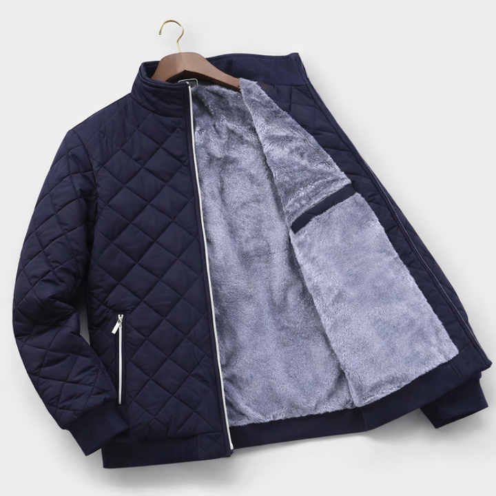Herren Übergangsjacke mit Steppmuster für Herbst (4)