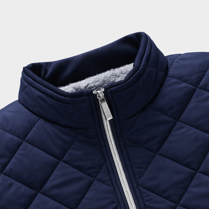 Herren Übergangsjacke mit Steppmuster für Herbst (5)