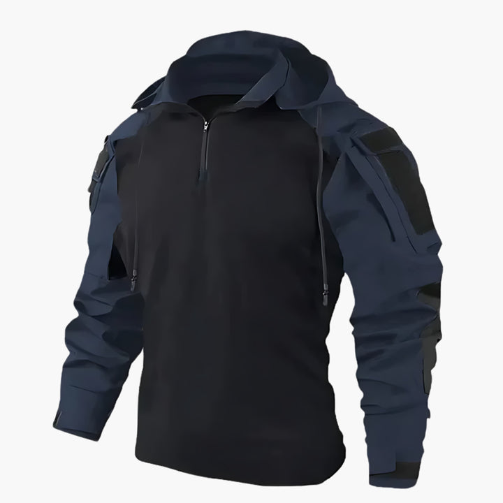 Herren Utility-Jacke für Outdoor-Abenteuer in Dunkelblau