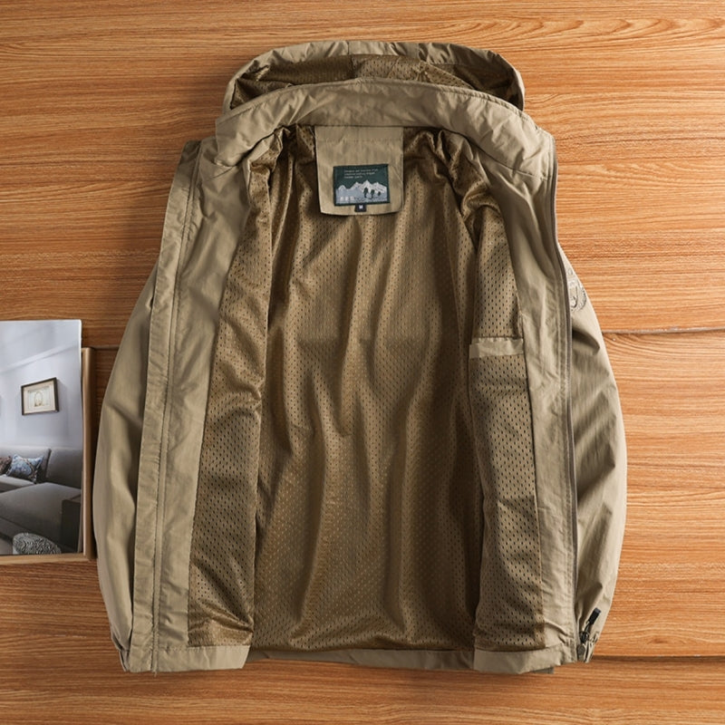 Herren Wasserabweisende Jacke für den Herbst (3)