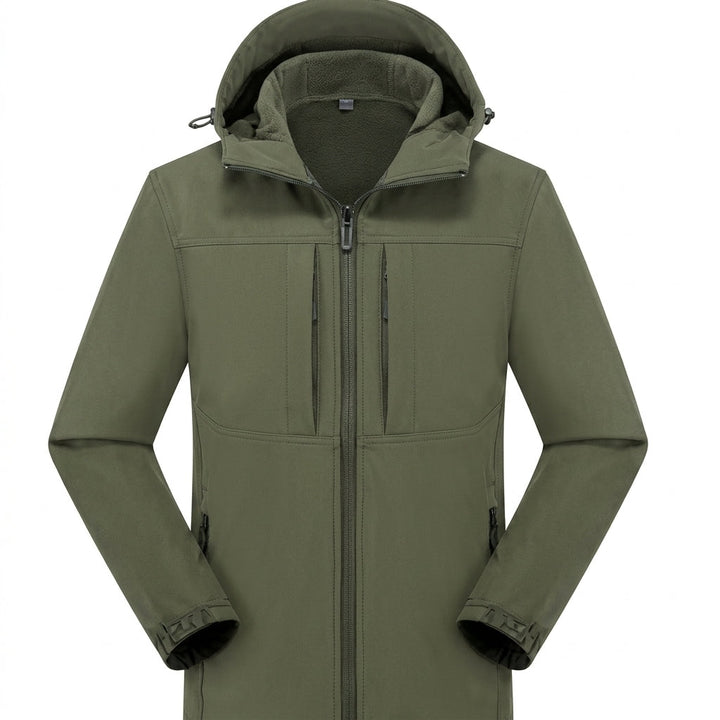 Herren Wasserdichte Softshelljacke für Alltag und Abenteuer in Olivgrün