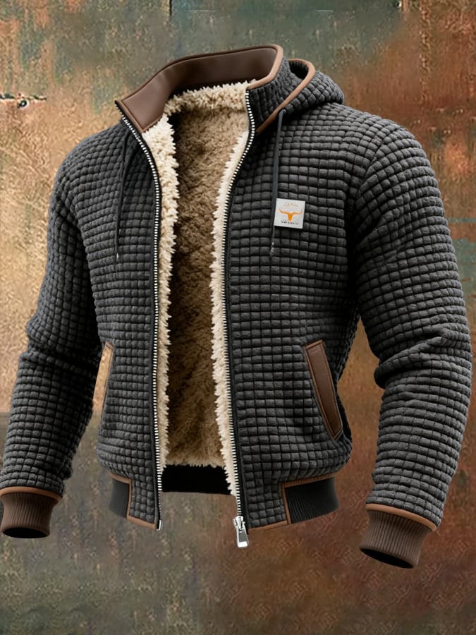 Herren Winddichte Steppjacke für den Herbst (6)