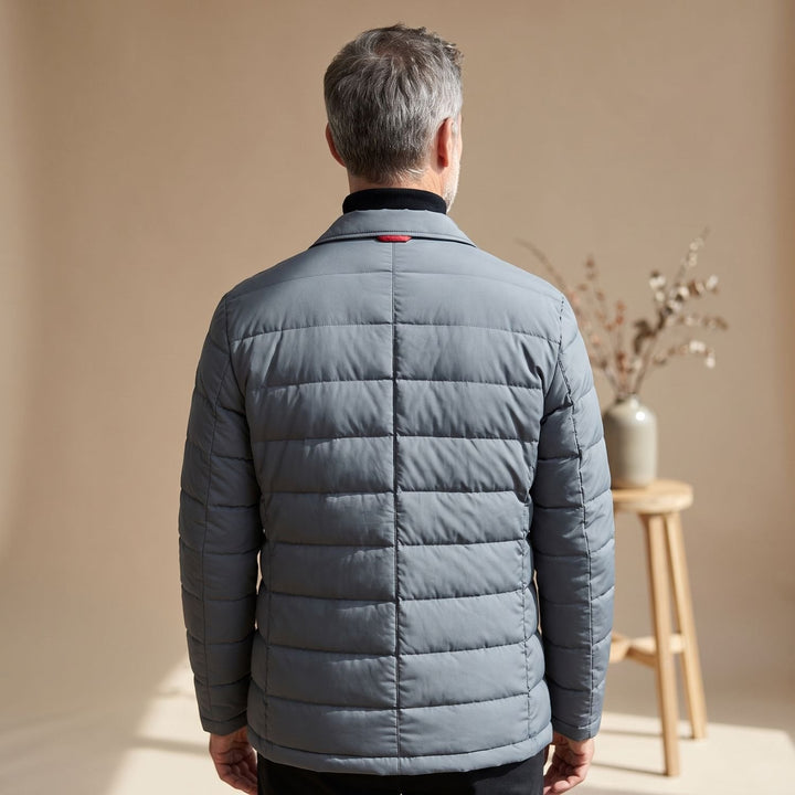 Herren Winterjacke mit Daunenfüllung im Blazer-Stil (4)