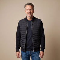 Jonas | Herren Winterjacke mit Hybrid-Steppung