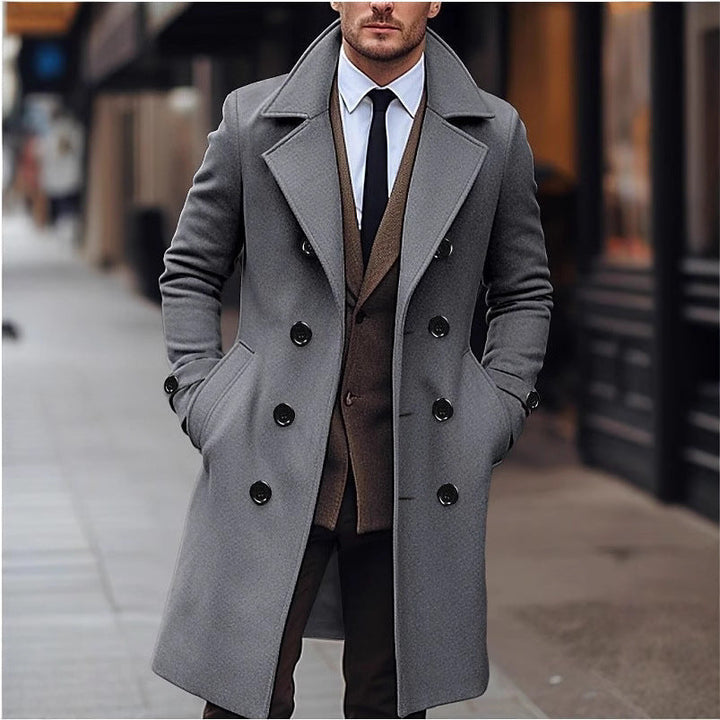 Herren Winterjacke mit Zweireiher-Front (3)