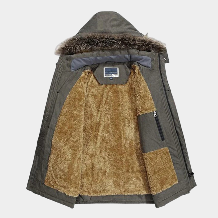 Herren Winterjacke Relaxed-Fit mit Kapuze (11)