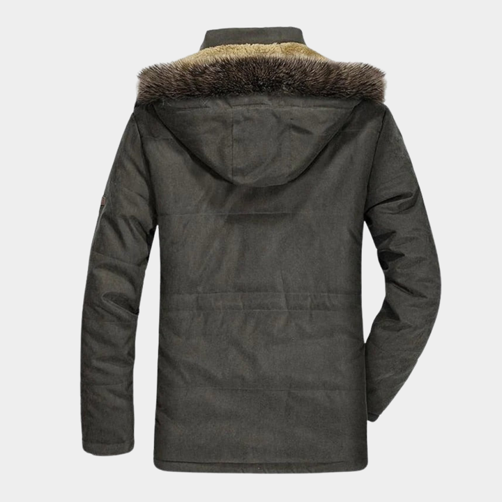 Herren Winterjacke Relaxed-Fit mit Kapuze (5)