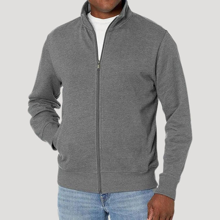 Herrenjacke im modernen Stil für den Herbst in Grau