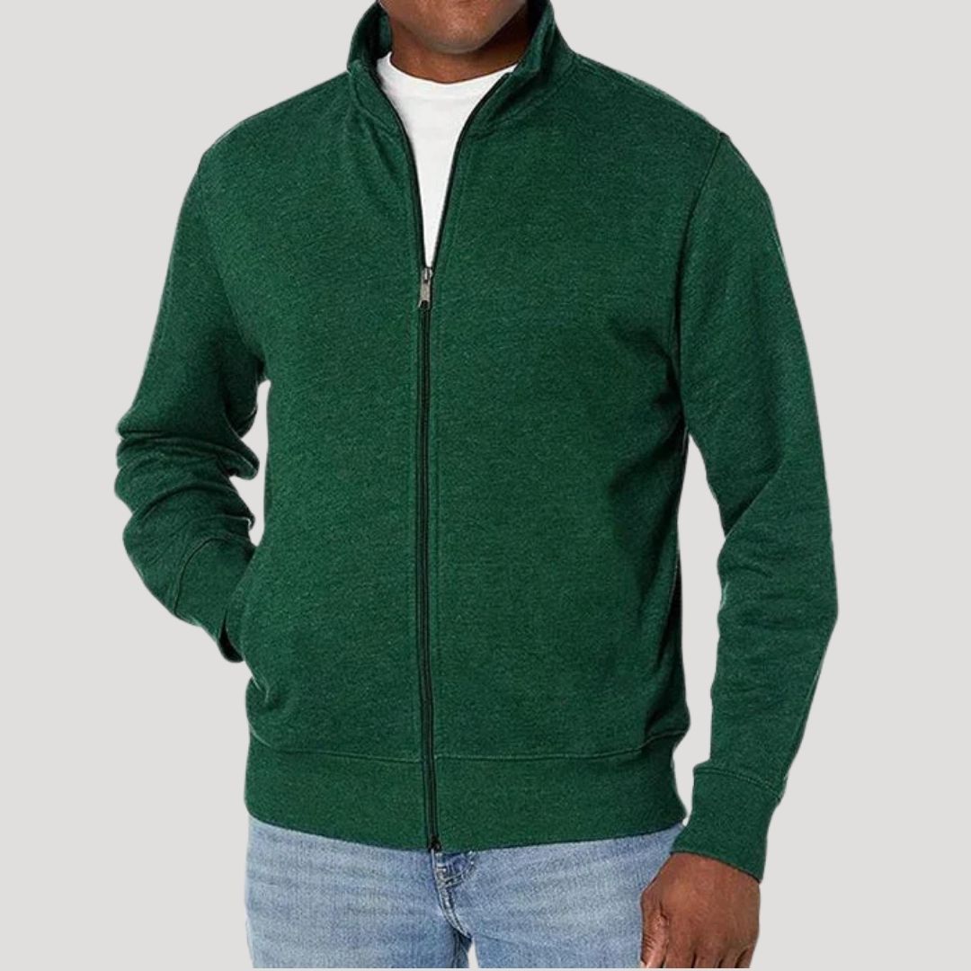 Herrenjacke im modernen Stil für den Herbst in Grün