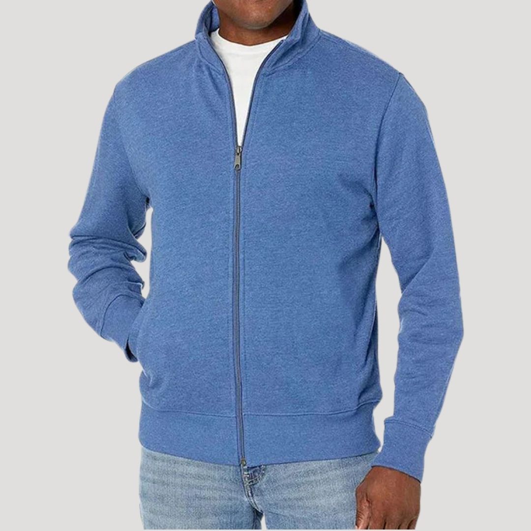 Herrenjacke im modernen Stil für den Herbst in Hellblau