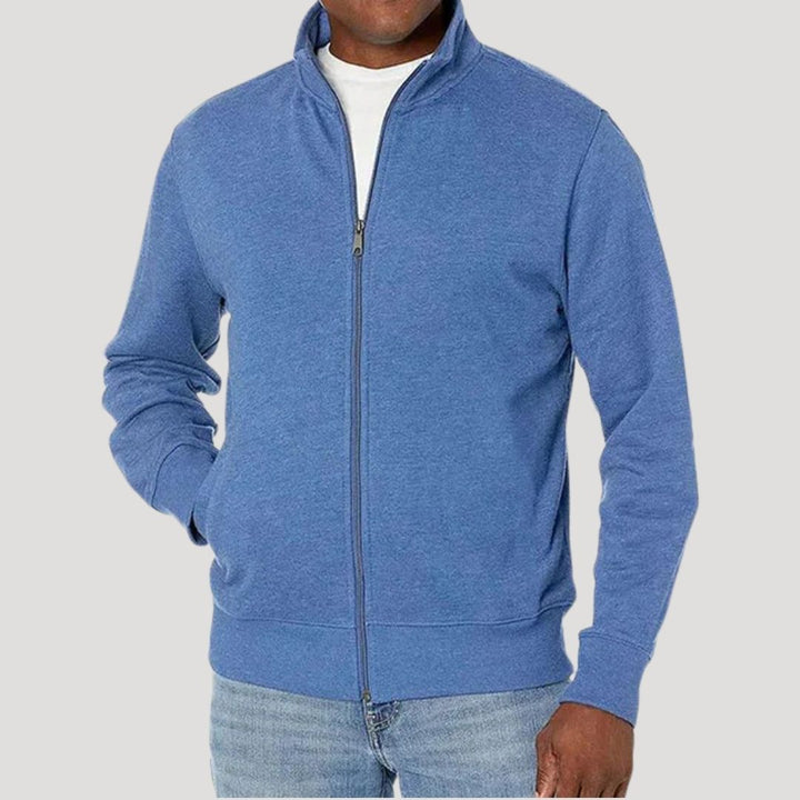 Herrenjacke im modernen Stil für den Herbst in Hellblau