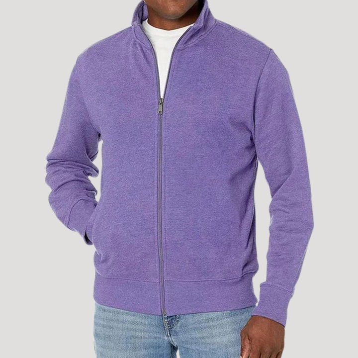 Herrenjacke im modernen Stil für den Herbst in Lila