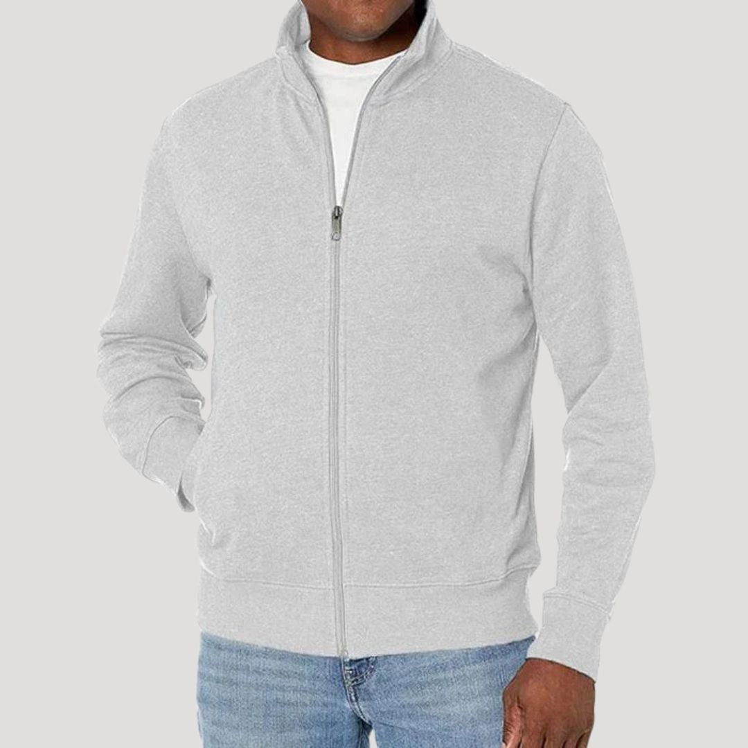 Herrenjacke im modernen Stil für den Herbst in Weiß