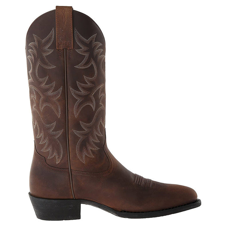 Klassische Damen Winterstiefel im Westernstil in Schwarz 10