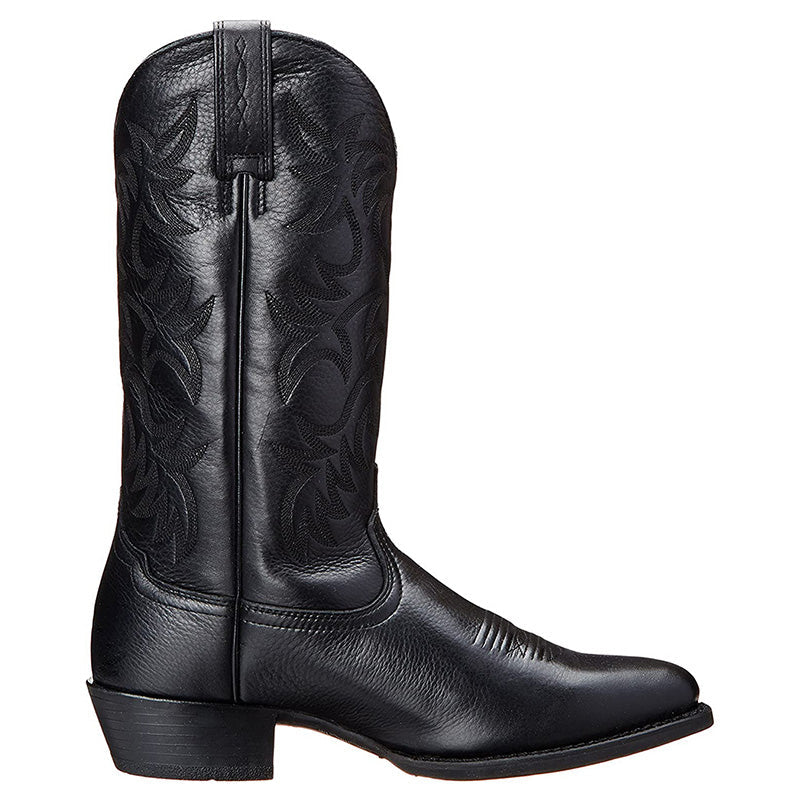 Klassische Damen Winterstiefel im Westernstil in Schwarz 4