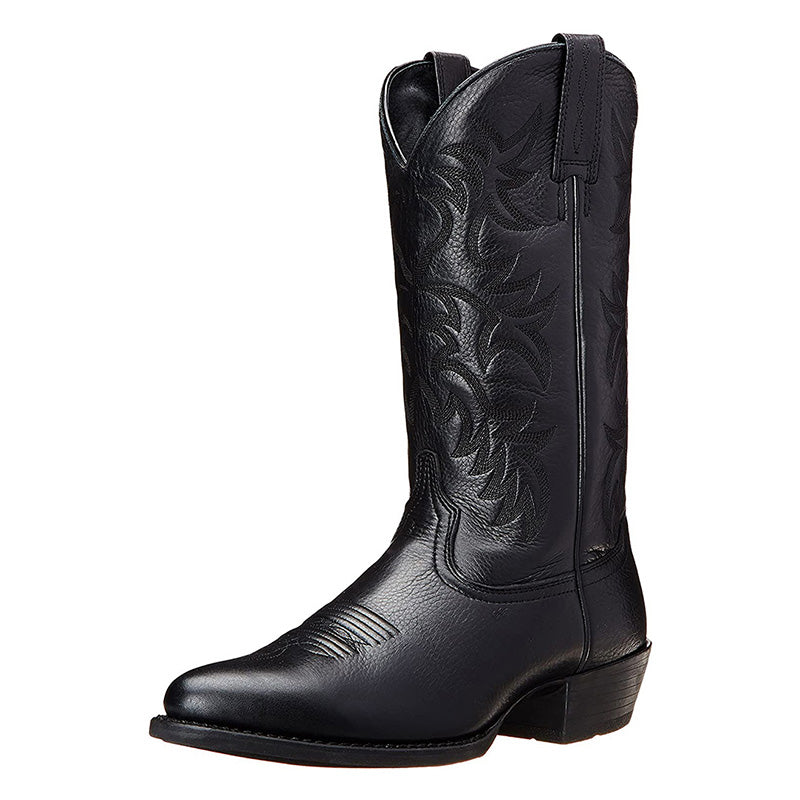 Klassische Damen Winterstiefel im Westernstil in Schwarz 7