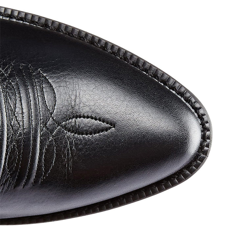 Klassische Damen Winterstiefel im Westernstil in Schwarz 8
