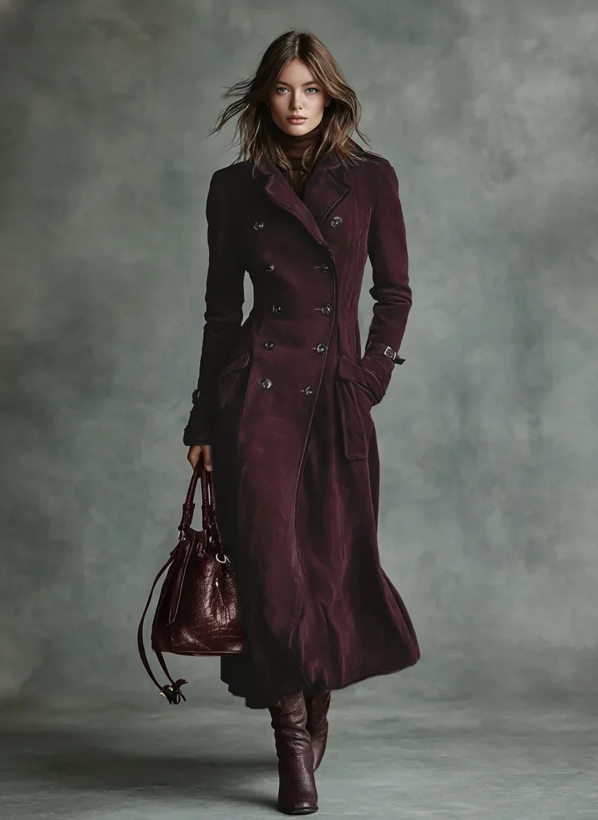 Klassische Jacke für Damen zum Kombinieren in Cabernet