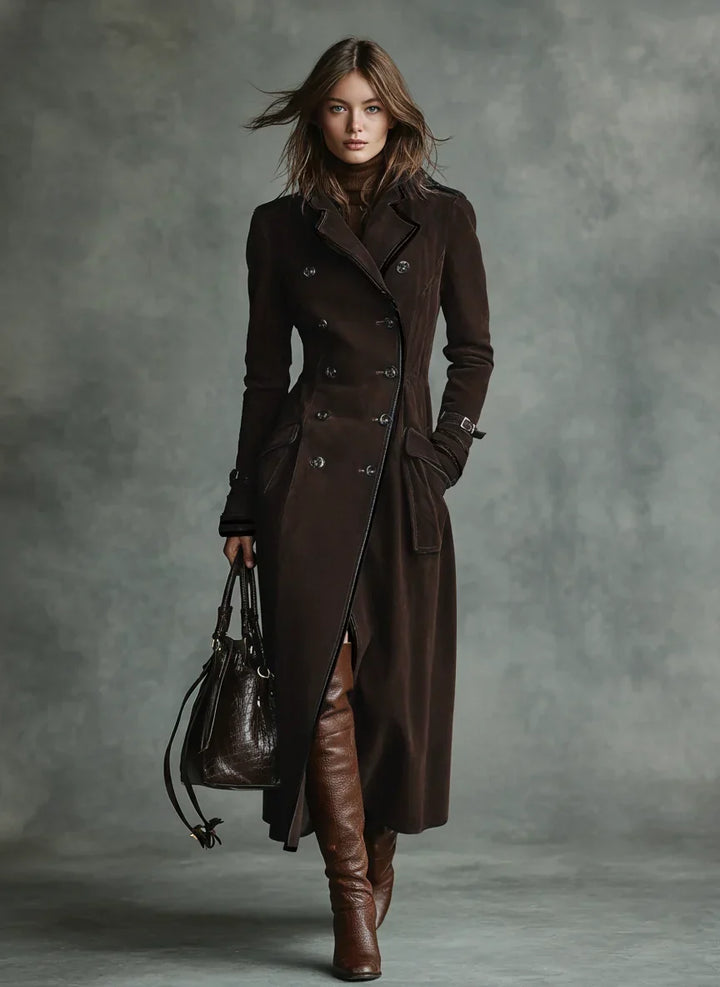 Klassische Jacke für Damen zum Kombinieren in Coffee