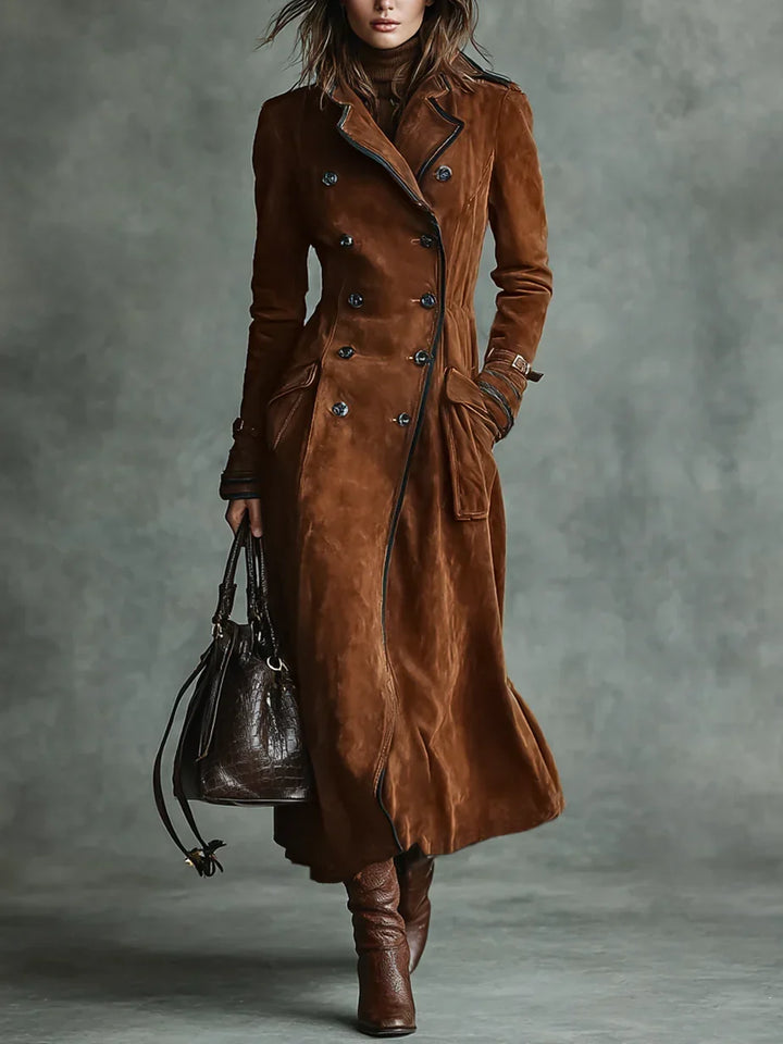 Klassische Jacke für Damen zum Kombinieren in Dunkelbraun