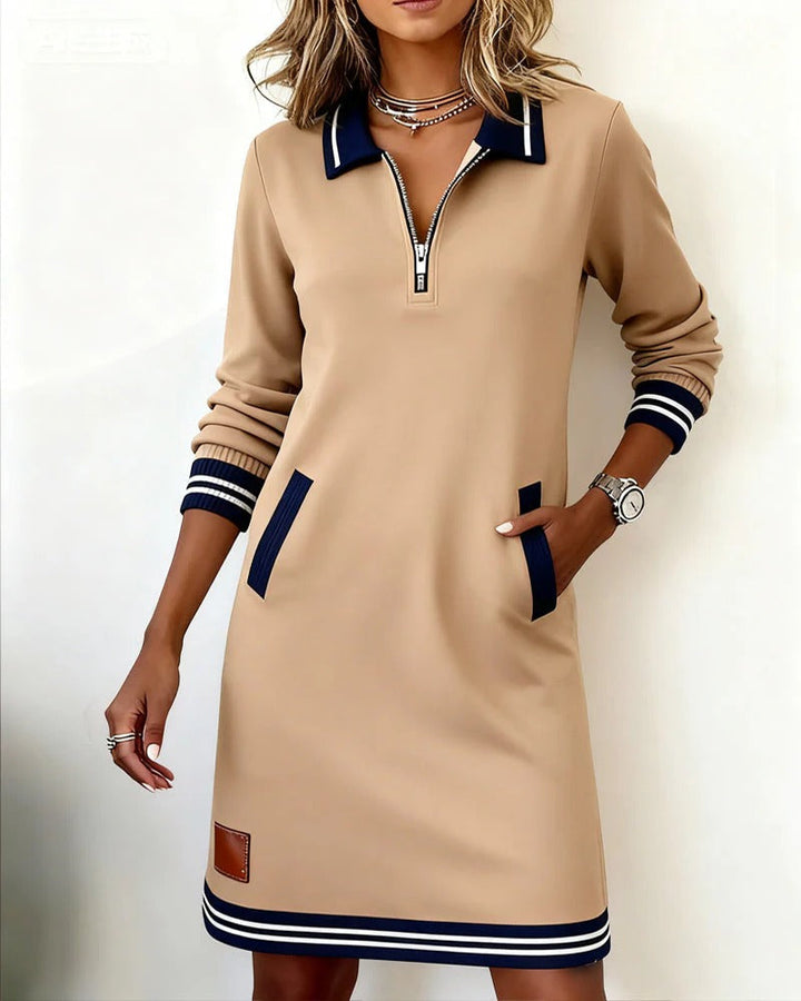 Klassisches Damen Abendkleid aus Baumwolle (5)
