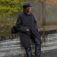 Ida | Knielange Damen Winterjacke im Minimalstil