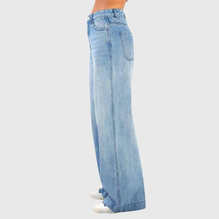 Lässige Damen Baggy-Jeans für den Alltag (3)