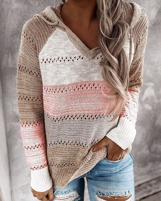 Lässige Damen Hoodie im modernen Casual-Stil in Dunkelrosa
