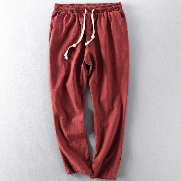 Lässige Herren Jogginghose im Urban-Stil in Rot