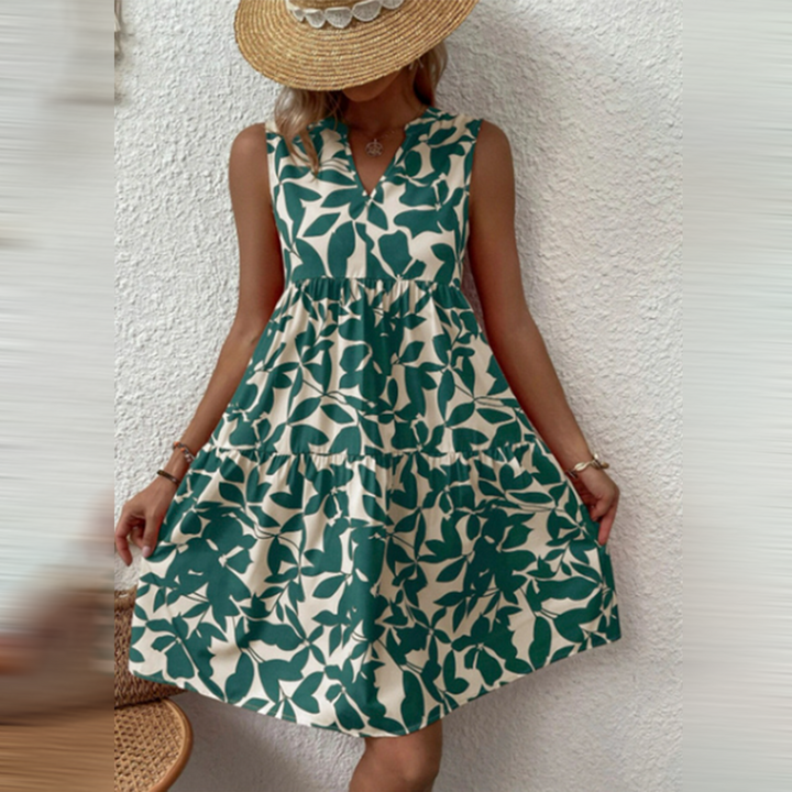 Lässiges Minikleid für Hochzeitsgäste in Grün