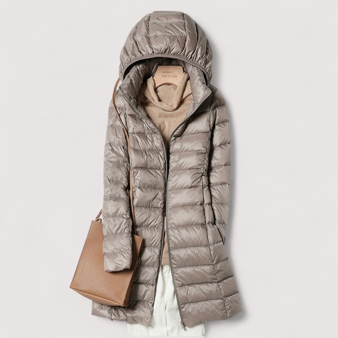 Leichte Damen Herbstjacke im eleganten Stil in Khaki