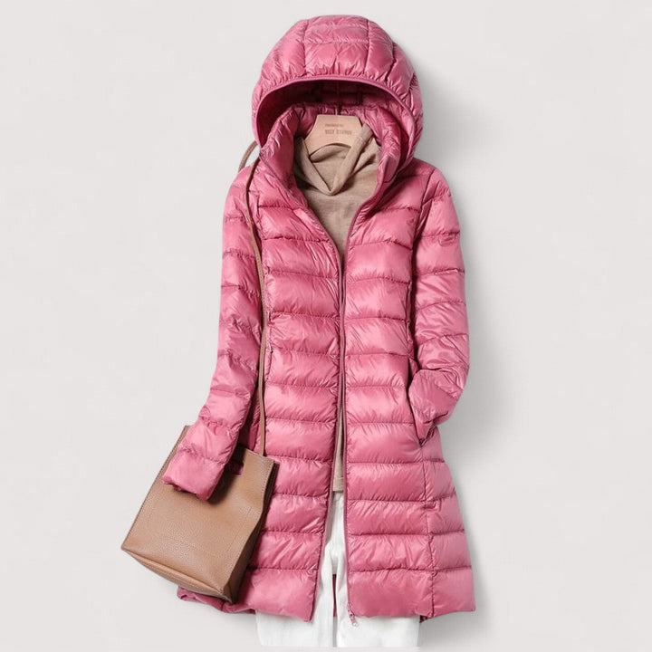 Leichte Damen Herbstjacke im eleganten Stil in Rosa