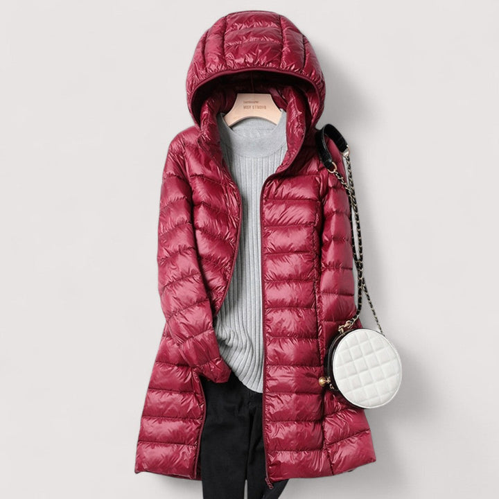 Leichte Damen Herbstjacke im eleganten Stil in Rot