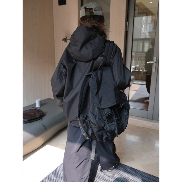 Leichte Damen Winterjacke Oversized mit Kapuze (3)
