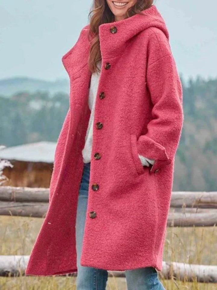 Leichte Strukturierte Damen-Jacke für Herbst in Rosa