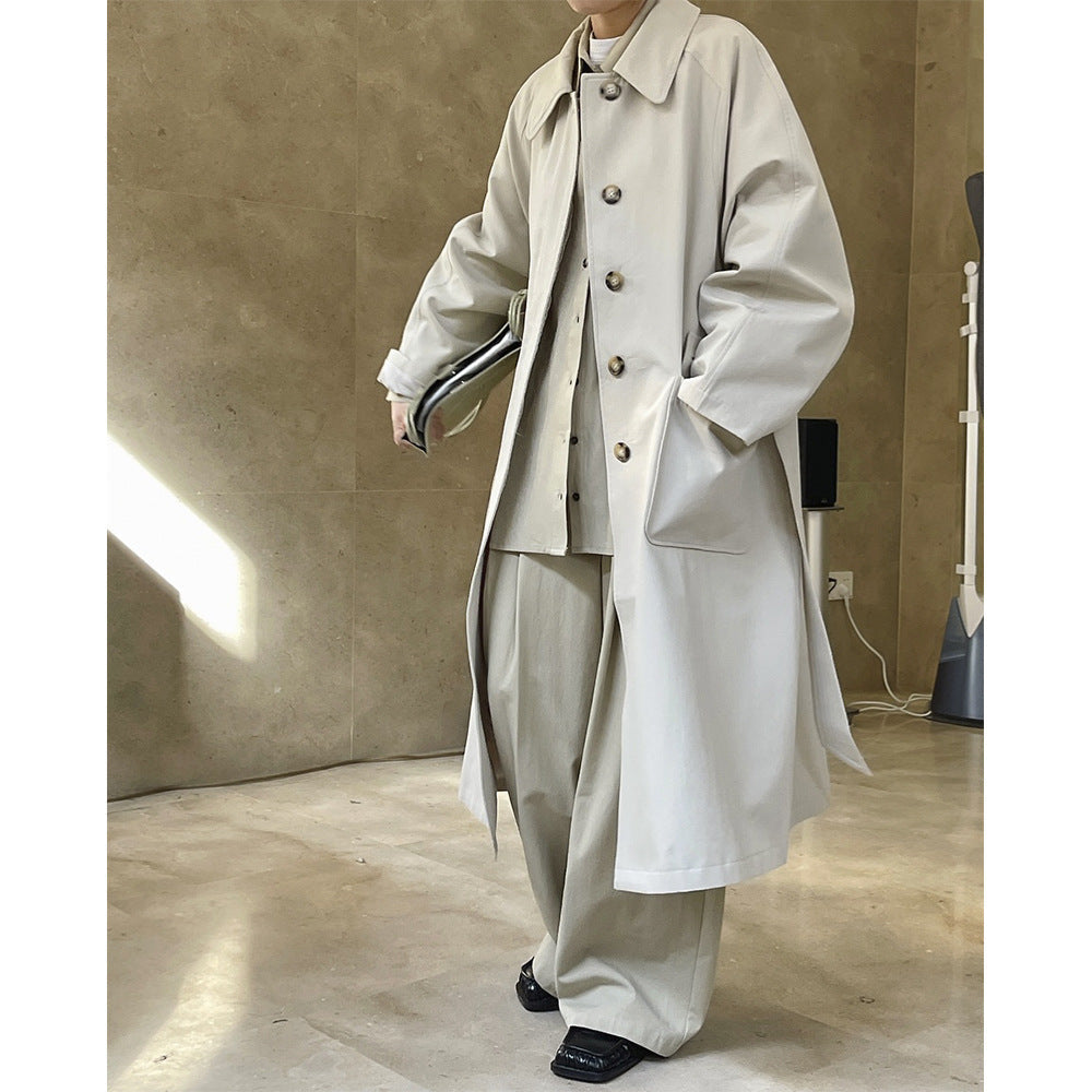 Longline Winterjacke Damen im Trench-Stil
