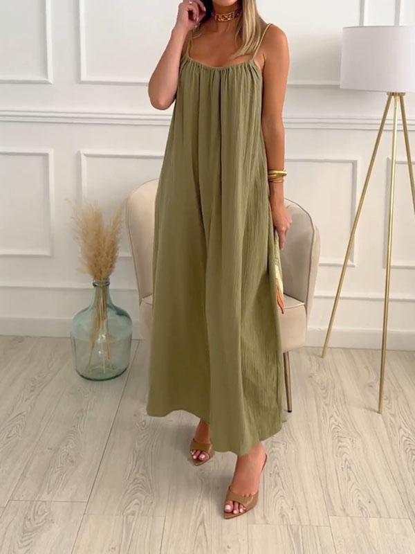 Luftiges Leinenkleid für Sommer