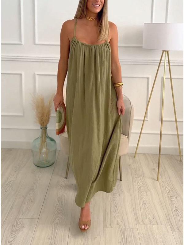 Luftiges Leinenkleid für Sommer (4)